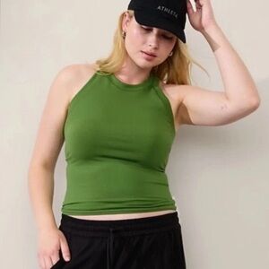 Athleta Renew Seamless racerback tank 1X green new with tags